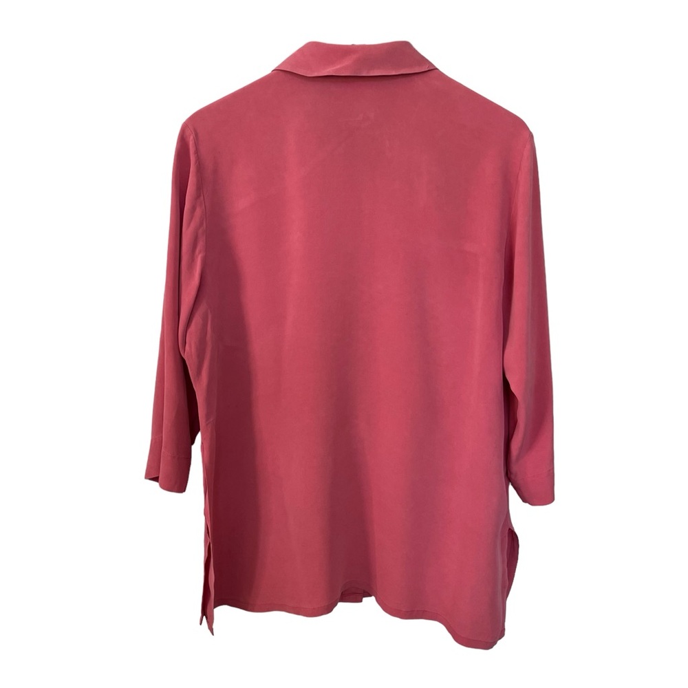 Vintage Coldwater Creek Silk Blend Button Up Top - image 2